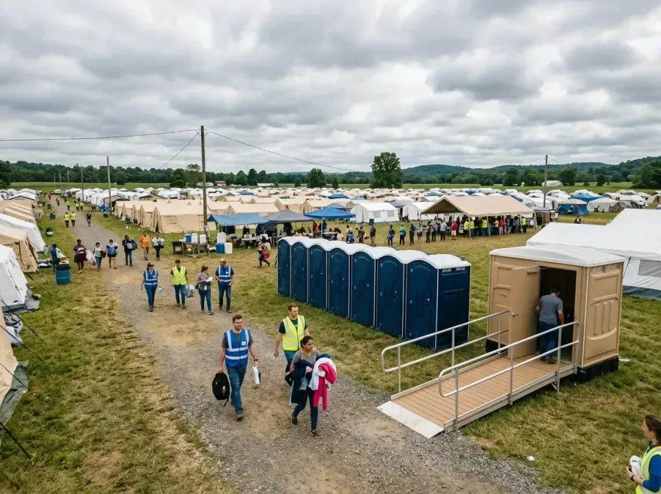 disaster-relief-camp-restrooms-010 — frequently asked questions, Dumpster & Portable Bathrooms Rental in Herndon, VA